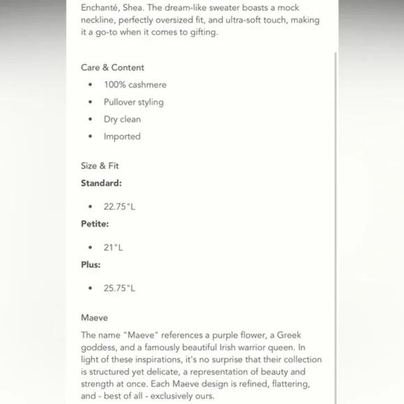 Anthropologie Maeve The Shea Oversized Cashmere Sweater Blue - Picture 3 of 11